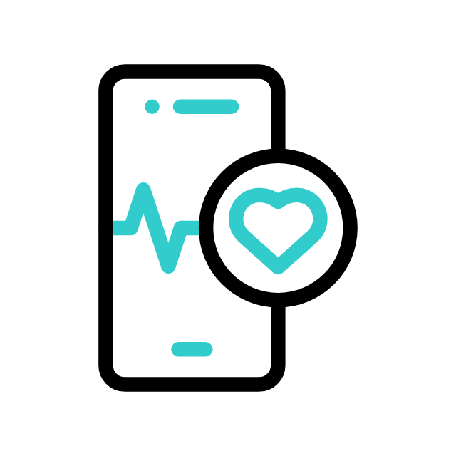 mobile-health Growth rocket icon